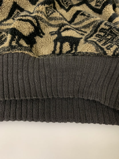 【中古品】【メンズ】 ALPS アルプス 90S USA製 HALF ZIP FLEECE 90年代 ハーフ ジップ フリース アウター プルオーバー 146-260829-hu-05-min サイズ：タグ破損のため不明 カラー：ブラウン/ブラック 万代Net店