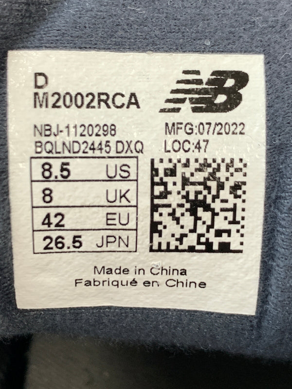 【中古品】【メンズ】 NEW BALAMCE ニューバランス ローカットスニーカー M2002RCA メンズ シューズ 靴 ヌバック 162-260825-em-05-min サイズ：26.5cm カラー：ネイビー 万代Net店