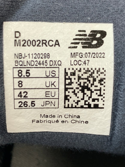 【中古品】【メンズ】 NEW BALAMCE ニューバランス ローカットスニーカー M2002RCA メンズ シューズ 靴 ヌバック 162-260825-em-05-min サイズ：26.5cm カラー：ネイビー 万代Net店