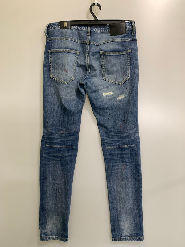 【中古品】【メンズ】 NUMBER(N)INE ナンバーナイン SKINNY DENIM PANTS スキニー デニム パンツ ボトムス ジーパン 151-260829-hu-10-min サイズ：M（46-48） カラー：ブルーインディゴ 万代Net店