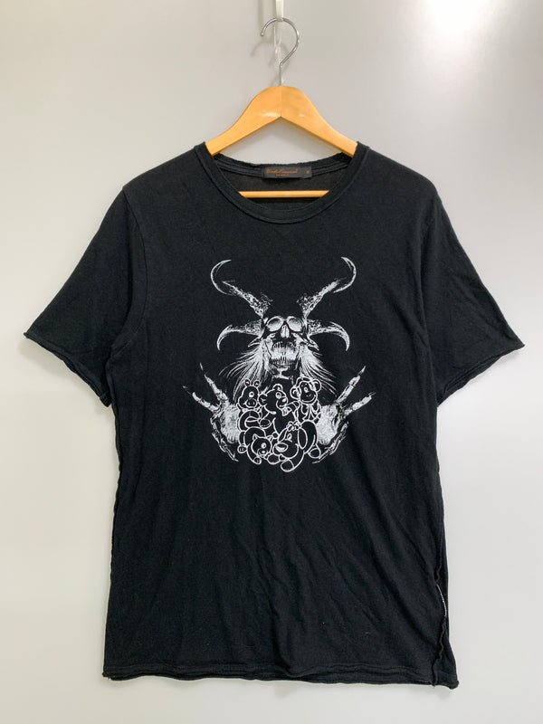 【中古品】【メンズ】 UNDERCOVERISM アンダーカバーイズム 04AW SKULL PRINT TEE スカル プリント 半袖 Tシャツ メンズ トップス 2004 140-260823-em-09-min サイズ：M カラー：ブラック 万代Net店