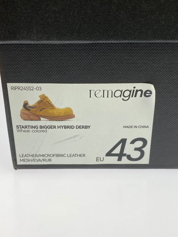 【中古品】【メンズ】 REMAGINE リマジン HYBRID DERBY SHOES ハイブリッド ダービー シューズ RIPR24SS-03 靴 164-260827-hu-02-min サイズ：EU靴サイズ：43 カラー：キャメル系 万代Net店