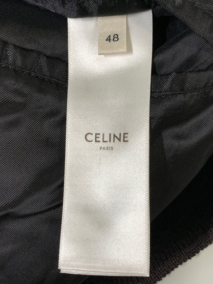 【中古美品】【メンズ】 CELINE セリーヌ 22AW TEDDY JACKET WITH STAND UP COLLAR IN CHECKED WOOL 2V20L826R テディ ジャケット 141-260823-em-01-min サイズ：48 カラー：ブラウン系 万代Net店