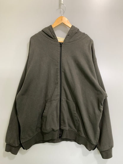 【中古品】【メンズ】 FOG ESSENTIALS エフオージー エッセンシャルズ HEAVY WEIGHT THERMAL ZIP HOODIE ヘビー ウェイト サーマル ジップ フーディー メンズ アウター フード付き パーカー 142-260823-em-11-min サイズ：L カラー：グレー 万代Net店