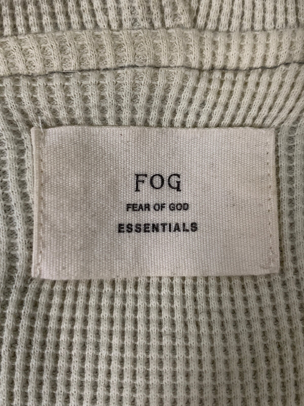 【中古品】【メンズ】 FOG ESSENTIALS エフオージー エッセンシャルズ HEAVY WEIGHT THERMAL ZIP HOODIE ヘビー ウェイト サーマル ジップ フーディー メンズ アウター フード付き パーカー 142-260823-em-11-min サイズ：L カラー：グレー 万代Net店