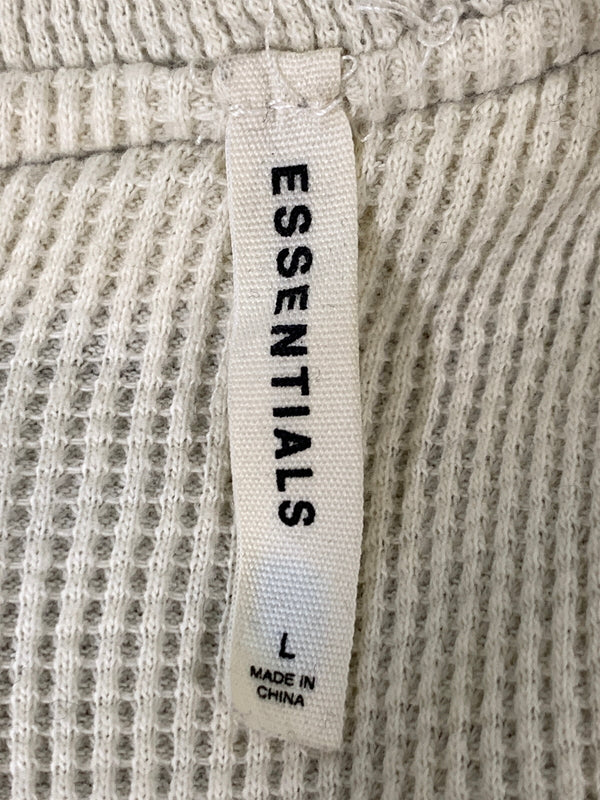 【中古品】【メンズ】 FOG ESSENTIALS エフオージー エッセンシャルズ HEAVY WEIGHT THERMAL ZIP HOODIE ヘビー ウェイト サーマル ジップ フーディー メンズ アウター フード付き パーカー 142-260823-em-11-min サイズ：L カラー：グレー 万代Net店
