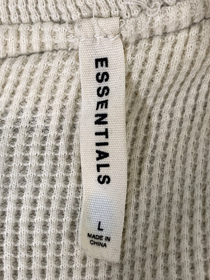 【中古品】【メンズ】 FOG ESSENTIALS エフオージー エッセンシャルズ HEAVY WEIGHT THERMAL ZIP HOODIE ヘビー ウェイト サーマル ジップ フーディー メンズ アウター フード付き パーカー 142-260823-em-11-min サイズ：L カラー：グレー 万代Net店