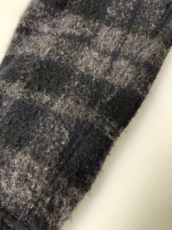 【中古品】【メンズ】 STEIN シュタイン OVERSIZED BLANKET CPO SHIRT オーバーサイズド ブランケット シャツジャケット 長袖 ワークシャツ 140-260823-em-05-min サイズ：S カラー：ブラック/グレー 万代Net店