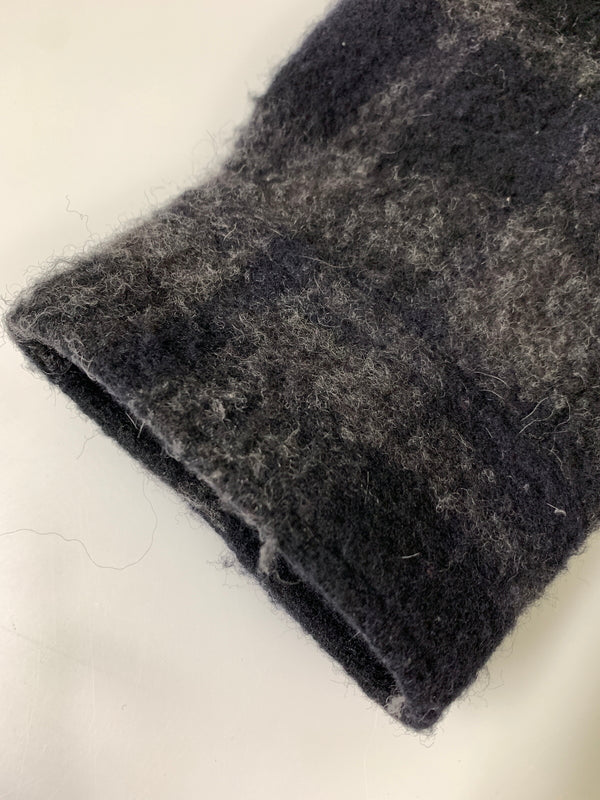 【中古品】【メンズ】 STEIN シュタイン OVERSIZED BLANKET CPO SHIRT オーバーサイズド ブランケット シャツジャケット 長袖 ワークシャツ 140-260823-em-05-min サイズ：S カラー：ブラック/グレー 万代Net店