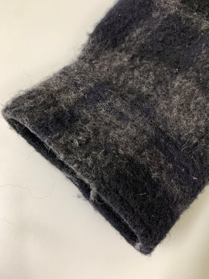 【中古品】【メンズ】 STEIN シュタイン OVERSIZED BLANKET CPO SHIRT オーバーサイズド ブランケット シャツジャケット 長袖 ワークシャツ 140-260823-em-05-min サイズ：S カラー：ブラック/グレー 万代Net店