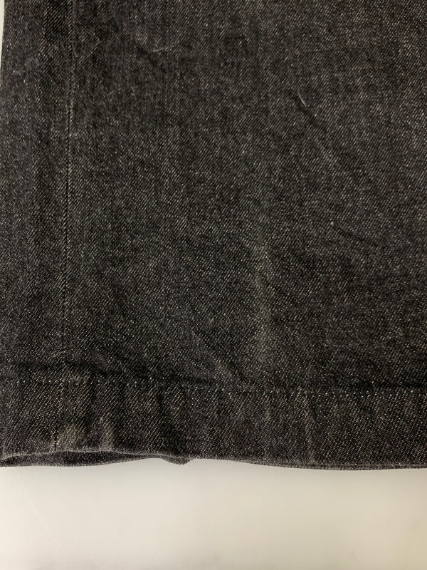 【中古品】【メンズ】 ORDER オーダー WIDE DENIM PANT ワイド デニム パンツ メンズ ボトムス ジーパン ジーンズ ワイドシルエット 153-260823-em-27-min サイズ：XL カラー：ブラック 万代Net店