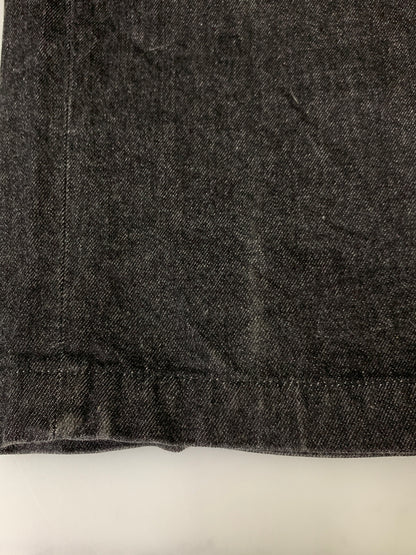 【中古品】【メンズ】 ORDER オーダー WIDE DENIM PANT ワイド デニム パンツ メンズ ボトムス ジーパン ジーンズ ワイドシルエット 153-260823-em-27-min サイズ：XL カラー：ブラック 万代Net店