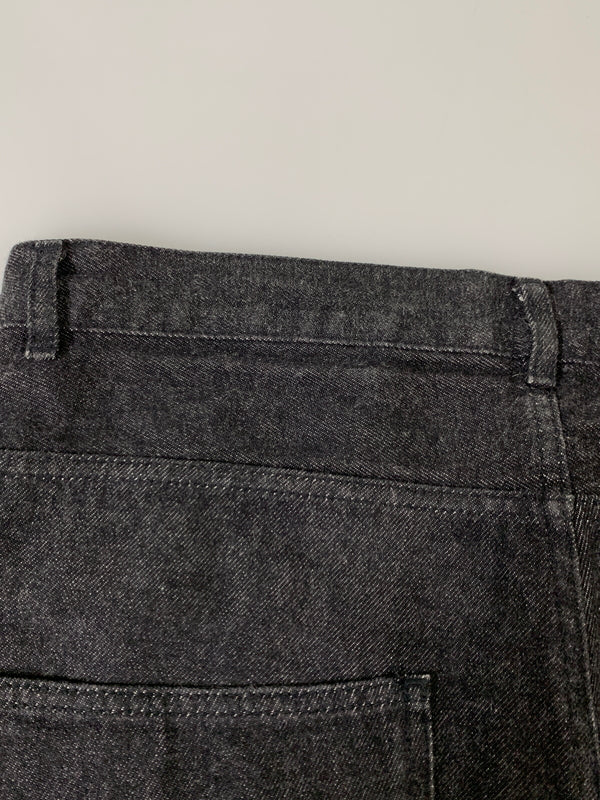 【中古品】【メンズ】 ORDER オーダー WIDE DENIM PANT ワイド デニム パンツ メンズ ボトムス ジーパン ジーンズ ワイドシルエット 153-260823-em-27-min サイズ：XL カラー：ブラック 万代Net店