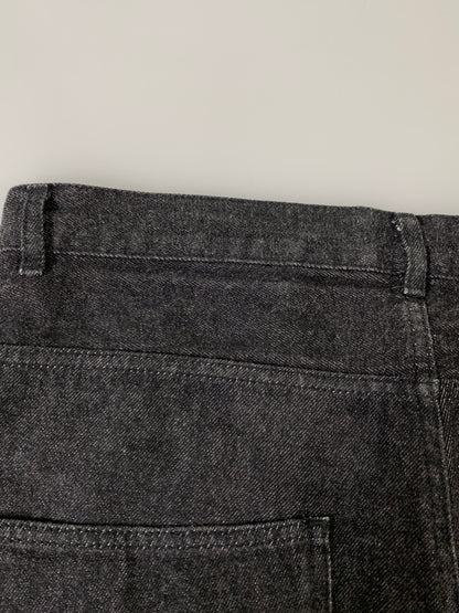 【中古品】【メンズ】 ORDER オーダー WIDE DENIM PANT ワイド デニム パンツ メンズ ボトムス ジーパン ジーンズ ワイドシルエット 153-260823-em-27-min サイズ：XL カラー：ブラック 万代Net店