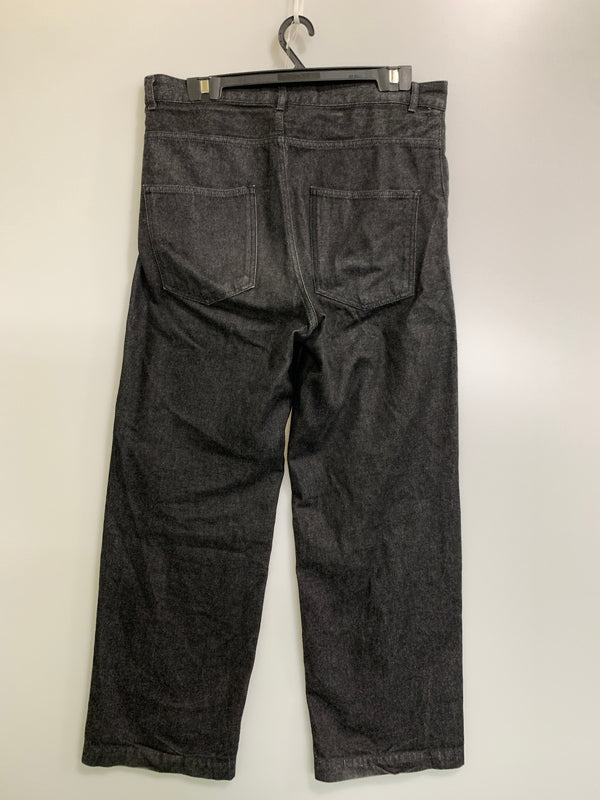 【中古品】【メンズ】 ORDER オーダー WIDE DENIM PANT ワイド デニム パンツ メンズ ボトムス ジーパン ジーンズ ワイドシルエット 153-260823-em-27-min サイズ：XL カラー：ブラック 万代Net店