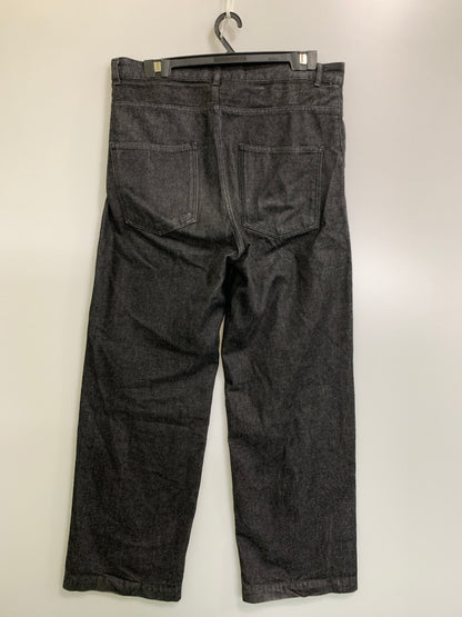 【中古品】【メンズ】 ORDER オーダー WIDE DENIM PANT ワイド デニム パンツ メンズ ボトムス ジーパン ジーンズ ワイドシルエット 153-260823-em-27-min サイズ：XL カラー：ブラック 万代Net店