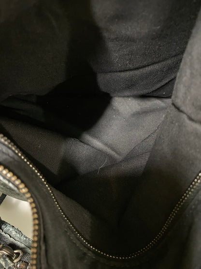 【現状渡し品】【メンズ/レディース】 BALENCIAGA バレンシアガ 00S ”THE DAY” SHOULDER BAG 00年代 ザ デイ ショルダーバッグ ヴィンテージ レザー 180-260830-em-06-min カラー：ブラック 万代Net店