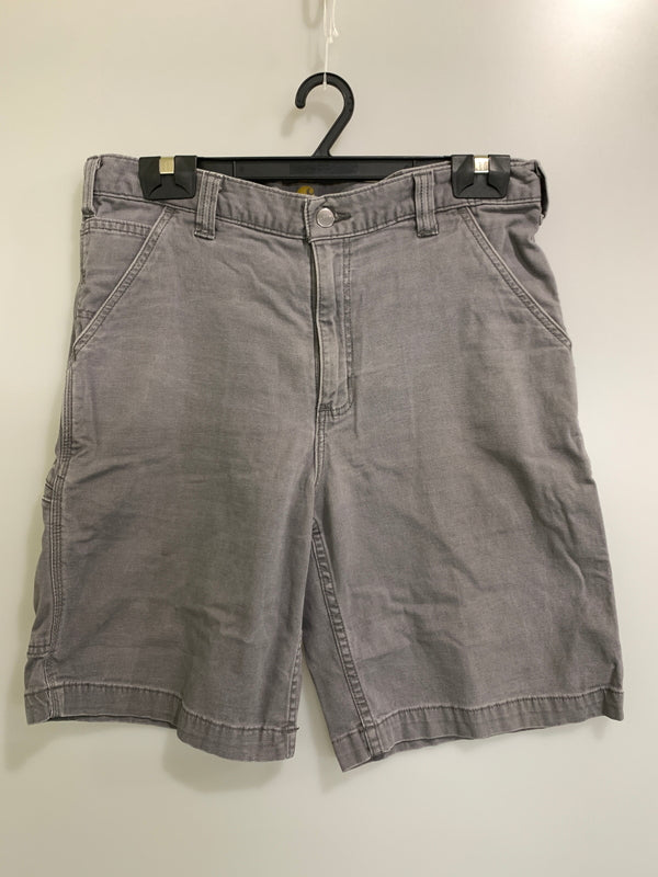 【中古品】【メンズ】 CARHARTT カーハート RELAXED FIT SHORTS リラックス フィット ショーツ ハーフパンツ 短パン ショートパンツ メンズ ボトムス 157-260823-em-23-min サイズ：34 カラー：グレー系 万代Net店