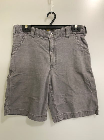 【中古品】【メンズ】 CARHARTT カーハート RELAXED FIT SHORTS リラックス フィット ショーツ ハーフパンツ 短パン ショートパンツ メンズ ボトムス 157-260823-em-23-min サイズ：34 カラー：グレー系 万代Net店