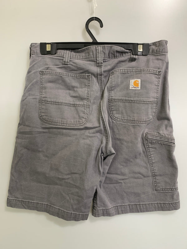 【中古品】【メンズ】 CARHARTT カーハート RELAXED FIT SHORTS リラックス フィット ショーツ ハーフパンツ 短パン ショートパンツ メンズ ボトムス 157-260823-em-23-min サイズ：34 カラー：グレー系 万代Net店