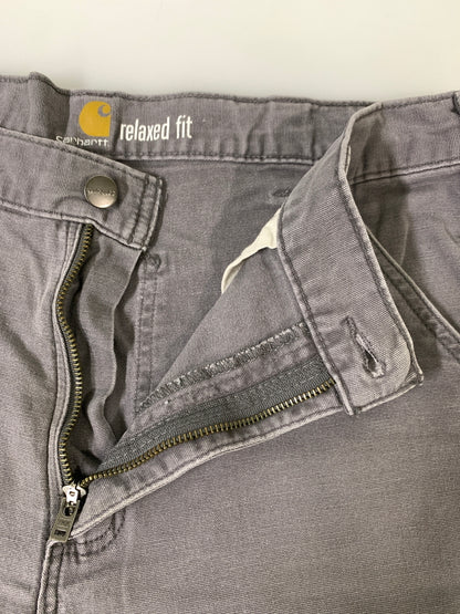 【中古品】【メンズ】 CARHARTT カーハート RELAXED FIT SHORTS リラックス フィット ショーツ ハーフパンツ 短パン ショートパンツ メンズ ボトムス 157-260823-em-23-min サイズ：34 カラー：グレー系 万代Net店