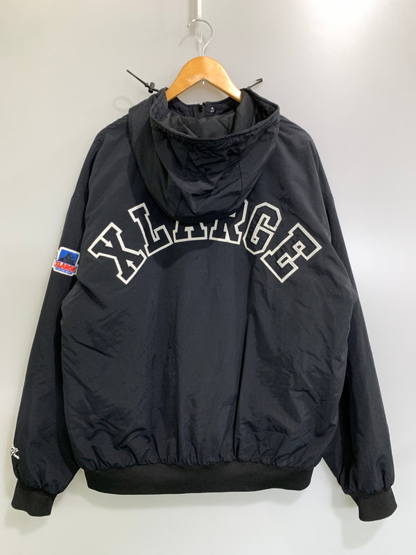 【中古品】【メンズ】 XLARGE エクストララージ NYLON PUFFER ジャケット ナイロン パファー ジャケット 1012130210 上着 アウター 142-260829-hu-12-min サイズ：XL カラー：ブラック 万代Net店