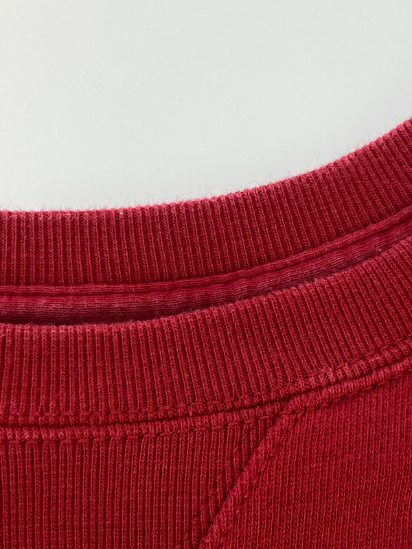 【中古品】【メンズ】 POLO RALPH LAUREN ポロ・ラルフローレン 90S LOGO SWEATSHIRT ロゴスウェットシャツ トレーナー 裏起毛 146-260910-ta-02-min サイズ：L カラー：レッド 万代Net店