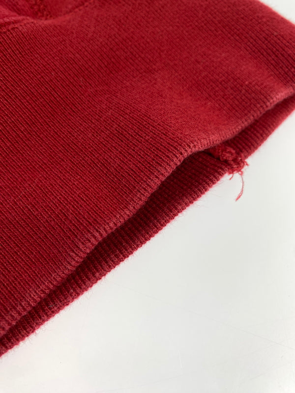 【中古品】【メンズ】 POLO RALPH LAUREN ポロ・ラルフローレン 90S LOGO SWEATSHIRT ロゴスウェットシャツ トレーナー 裏起毛 146-260910-ta-02-min サイズ：L カラー：レッド 万代Net店