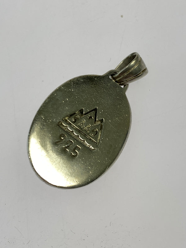 【中古品】【メンズ】 SAAD サード ターコイズペンダント トップのみ チェーンなし アクセサリー 191-260827-hu-10-min カラー：シルバー 万代Net店