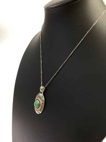 【中古品】【メンズ】 SAAD サード ターコイズペンダント トップのみ チェーンなし アクセサリー 191-260827-hu-10-min カラー：シルバー 万代Net店