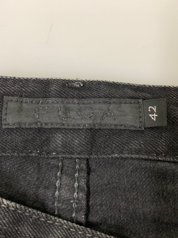 【中古品】【メンズ】 FUGA フーガ BOOT CUT DENIM ブーツカット デニム FG10-C28 ジーパン デニムパンツ ボトムス 147-260829-hu-11-min サイズ：42 カラー：ブラック 万代Net店