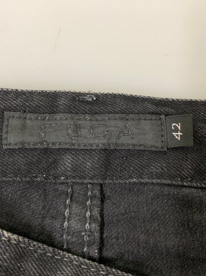 【中古品】【メンズ】 FUGA フーガ BOOT CUT DENIM ブーツカット デニム FG10-C28 ジーパン デニムパンツ ボトムス 147-260829-hu-11-min サイズ：42 カラー：ブラック 万代Net店