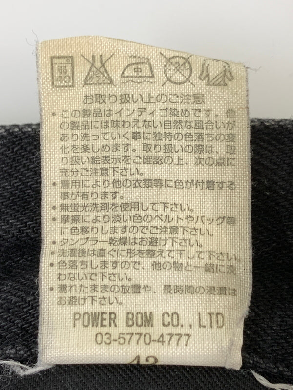【中古品】【メンズ】 FUGA フーガ BOOT CUT DENIM ブーツカット デニム FG10-C28 ジーパン デニムパンツ ボトムス 147-260829-hu-11-min サイズ：42 カラー：ブラック 万代Net店