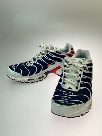 【中古品】【メンズ】 NIKE ナイキ × PSG パリサンジェルマン AIR MAX PLUS FZ4776-100 エアマックス プラス スニーカー メンズ 靴 シューズ 160-260825-em-06-min サイズ：28.5cm カラー：WHITE MIDNIGHT NAVY UNIVERSITY RED METALLIC Gold 万代Net店