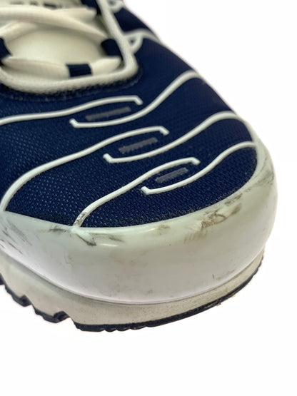 【中古品】【メンズ】 NIKE ナイキ × PSG パリサンジェルマン AIR MAX PLUS FZ4776-100 エアマックス プラス スニーカー メンズ 靴 シューズ 160-260825-em-06-min サイズ：28.5cm カラー：WHITE MIDNIGHT NAVY UNIVERSITY RED METALLIC Gold 万代Net店