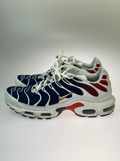 【中古品】【メンズ】 NIKE ナイキ × PSG パリサンジェルマン AIR MAX PLUS FZ4776-100 エアマックス プラス スニーカー メンズ 靴 シューズ 160-260825-em-06-min サイズ：28.5cm カラー：WHITE MIDNIGHT NAVY UNIVERSITY RED METALLIC Gold 万代Net店