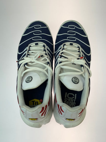 【中古品】【メンズ】 NIKE ナイキ × PSG パリサンジェルマン AIR MAX PLUS FZ4776-100 エアマックス プラス スニーカー メンズ 靴 シューズ 160-260825-em-06-min サイズ：28.5cm カラー：WHITE MIDNIGHT NAVY UNIVERSITY RED METALLIC Gold 万代Net店