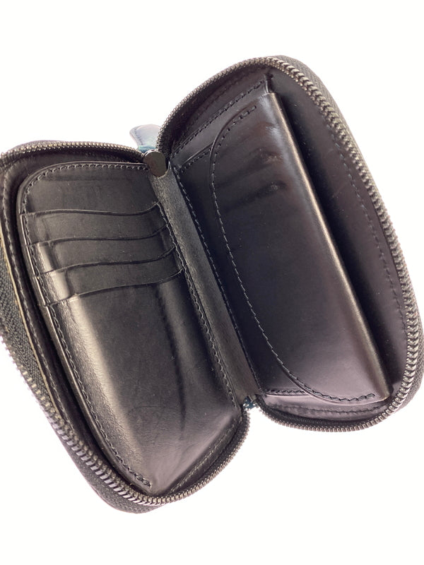 【中古品】【メンズ】 ONES WORKER ワンズワーカー ミディアム ウォレット 革 レザー 財布 200-260827-hu-20-min カラー：ブルー系 万代Net店