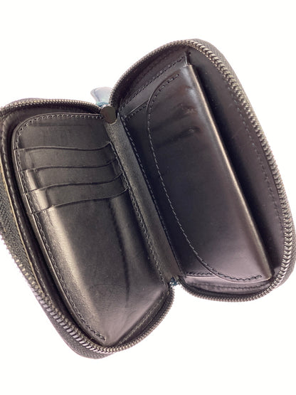 【中古品】【メンズ】 ONES WORKER ワンズワーカー ミディアム ウォレット 革 レザー 財布 200-260827-hu-20-min カラー：ブルー系 万代Net店