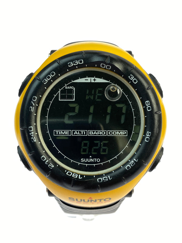 【中古品】【メンズ】 SUUNTO スント VECTOR ベクター 腕時計 アウトドアスポーツウォッチ メンズ 198-260830-em-50-min カラー：ブラック/オレンジ 万代Net店