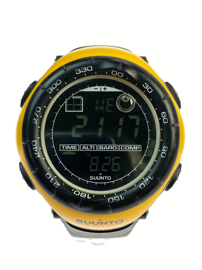 【中古品】【メンズ】 SUUNTO スント VECTOR ベクター 腕時計 アウトドアスポーツウォッチ メンズ 198-260830-em-50-min カラー：ブラック/オレンジ 万代Net店