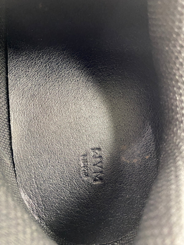 【中古品】【メンズ】 WYM LIDNM ウィム リドム SUEDE LEATHER SNEAKER WY SN009 スウェード レザー スニーカー メンズ シューズ 靴 163-260825-em-35-min サイズ：L カラー：ブラック 万代Net店