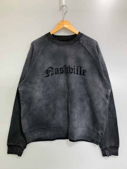 【中古品】【メンズ】 BEAMS ビームス B.FADE PR RAGLAN 11-13-2265-146-19-20 フェード プリント ラグラン クルーネック メンズ トップス 長袖 スウェット トレーナー 147-260823-em-22-min サイズ：L カラー：ダークグレー 万代Net店