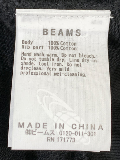 【中古品】【メンズ】 BEAMS ビームス B.FADE PR RAGLAN 11-13-2265-146-19-20 フェード プリント ラグラン クルーネック メンズ トップス 長袖 スウェット トレーナー 147-260823-em-22-min サイズ：L カラー：ダークグレー 万代Net店