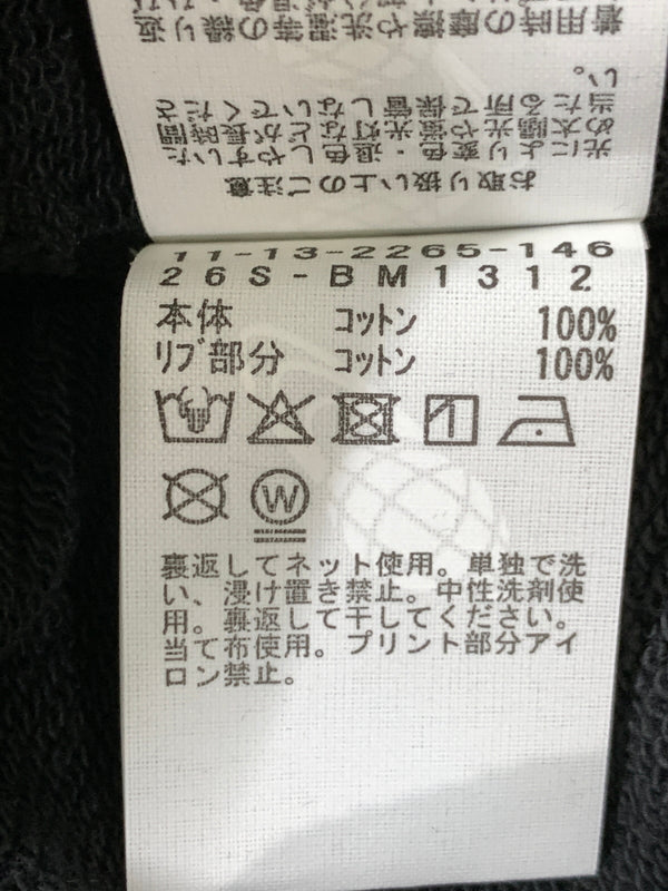 【中古品】【メンズ】 BEAMS ビームス B.FADE PR RAGLAN 11-13-2265-146-19-20 フェード プリント ラグラン クルーネック メンズ トップス 長袖 スウェット トレーナー 147-260823-em-22-min サイズ：L カラー：ダークグレー 万代Net店