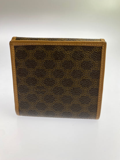 【中古品】【メンズ/レディース】 CELINE セリーヌ 二つ折り財布 ウォレット コンパクト 折り畳み 181-260830-em-39-min カラー：ブラウン系 万代Net店