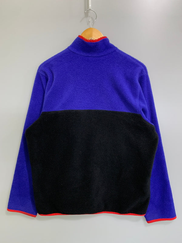【中古品】【メンズ】 PATAGONIA パタゴニア 80-90S SYNCHELLA SNAP-T TWO TONE シンチラ スナップティー ツートーン 80年代 90年代 フリース メンズ アウター 144-260823-em-04-min サイズ：L カラー：ダークブルー/ブラック 万代Net店