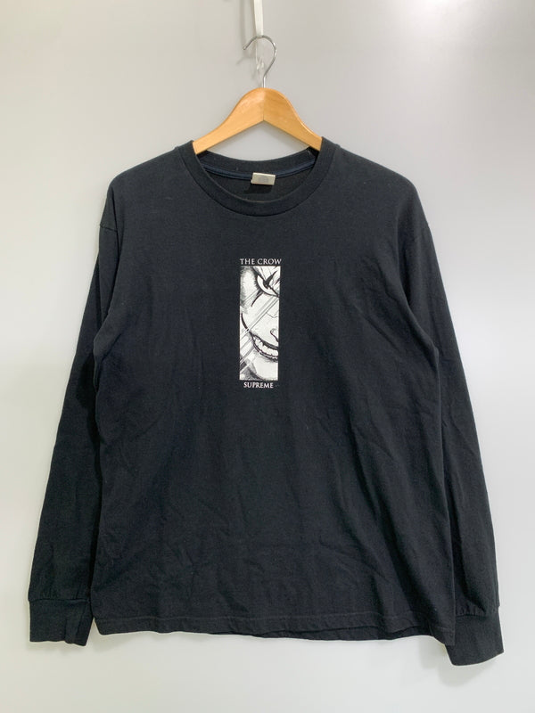 【中古品】【メンズ】 SUPREME シュプリーム THE CROW L S TEE ザ クロウ ロングスリーブ 長袖 Tシャツ メンズ トップス アメコミ 149-260823-em-20-min サイズ：M カラー：ブラック 万代Net店