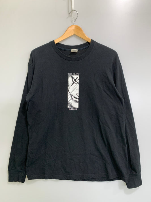 【中古品】【メンズ】 SUPREME シュプリーム THE CROW L S TEE ザ クロウ ロングスリーブ 長袖 Tシャツ メンズ トップス アメコミ 149-260823-em-20-min サイズ：M カラー：ブラック 万代Net店