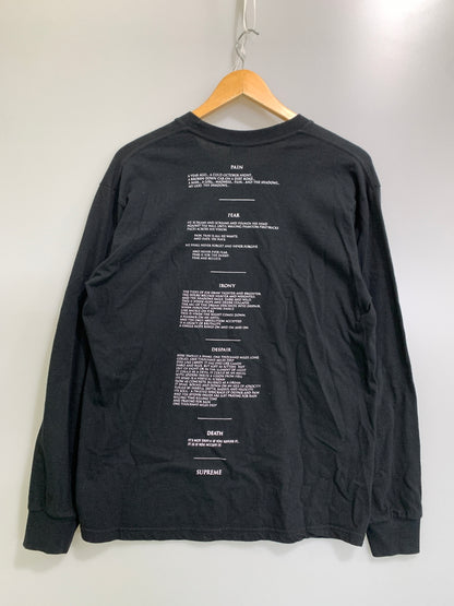 【中古品】【メンズ】 SUPREME シュプリーム THE CROW L S TEE ザ クロウ ロングスリーブ 長袖 Tシャツ メンズ トップス アメコミ 149-260823-em-20-min サイズ：M カラー：ブラック 万代Net店